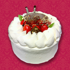 デコレーションケーキ4号（直径12cm）￥3,500